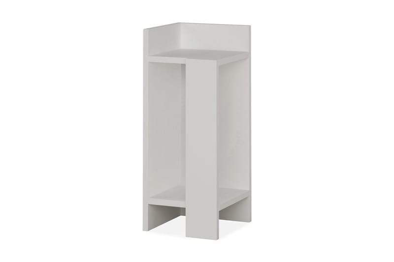Decorta Sängbord 27 cm med Förvaring Hyllor + Luckor Vänster - Extra Vit - Möbler - Bord & matgrupper - Avlastningsbord - Sängbord & nattduksbord