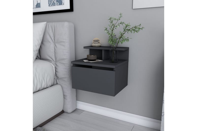Desgrar Sängbord 39,8x35 cm - Antracit - Möbler - Bord & matgrupper - Avlastningsbord - Sängbord & nattduksbord