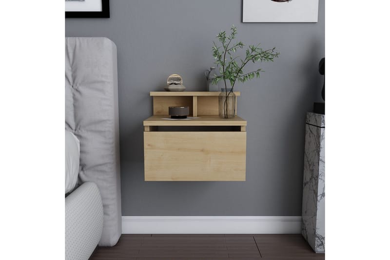 Desgrar Sängbord 39,8x35 cm - Brun - Möbler - Bord & matgrupper - Avlastningsbord - Sängbord & nattduksbord