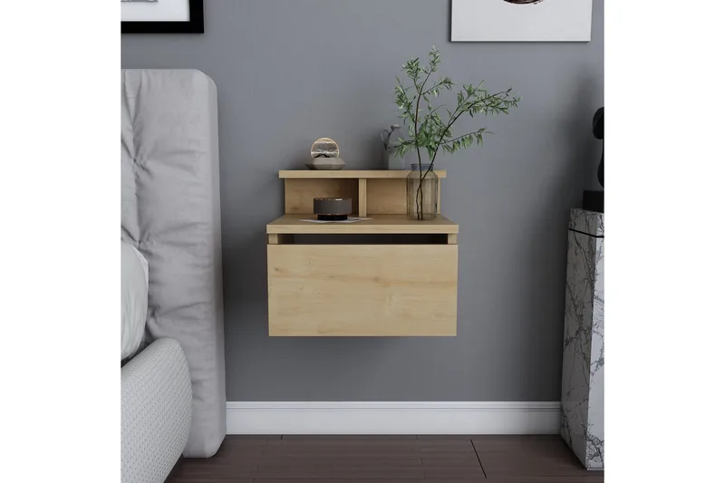 Desgrar Sängbord 39,8x35 cm - Brun - Möbler - Bord & matgrupper - Avlastningsbord - Sängbord & nattduksbord