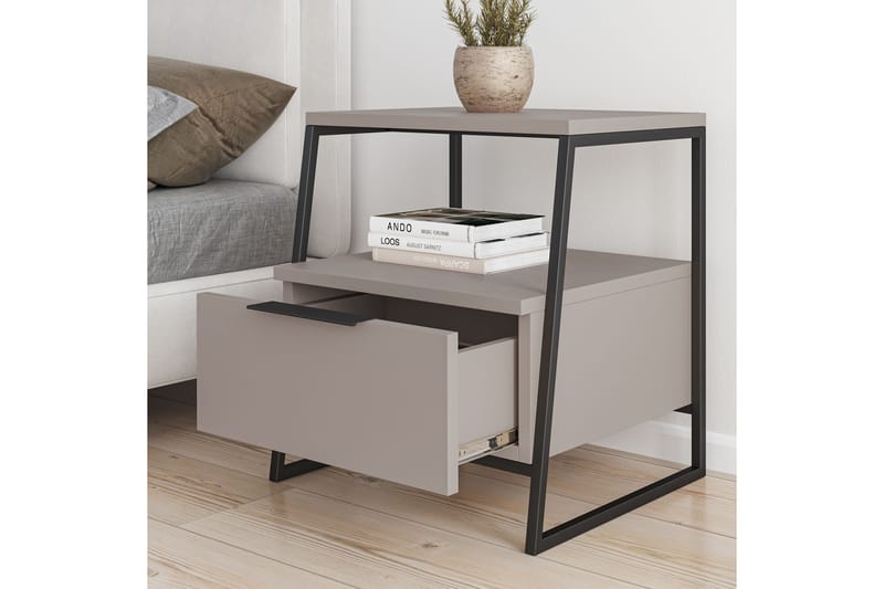 Desgrar Sängbord 45x50 cm - Brun - Sängbord & nattduksbord