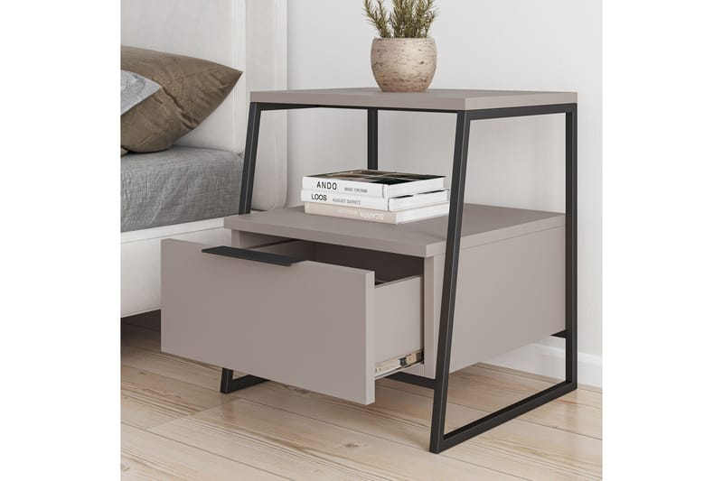 Desgrar Sängbord 45x50 cm - Brun - Möbler - Bord & matgrupper - Avlastningsbord - Sängbord & nattduksbord