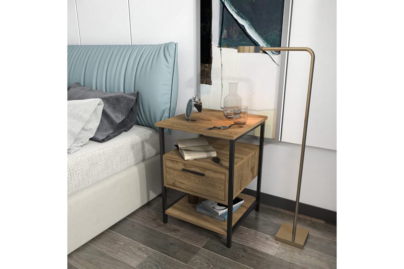 Desgrar Sängbord 45x61,8 cm - Svart - Sängbord & nattduksbord