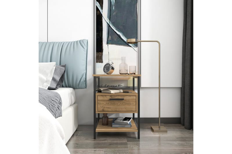 Desgrar Sängbord 45x61,8 cm - Svart - Möbler - Bord & matgrupper - Avlastningsbord - Sängbord & nattduksbord