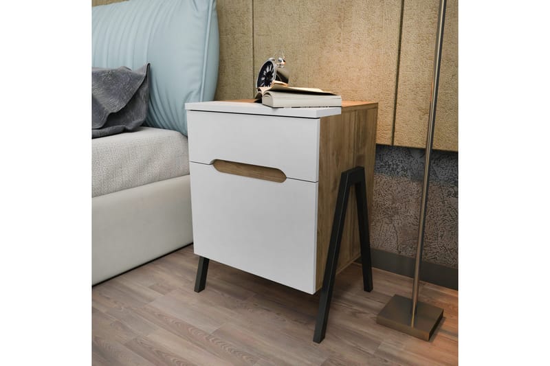 Desgrar Sängbord 45x63,5 cm - Brun - Möbler - Bord & matgrupper - Avlastningsbord - Sängbord & nattduksbord
