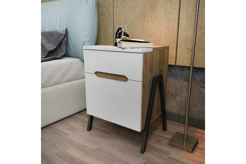Desgrar Sängbord 45x63,5 cm - Brun - Sängbord & nattduksbord