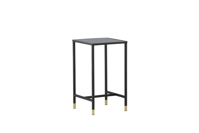 Dipp Sängbord 40 cm Marmormönster - Glas/Svart/Grå - Möbler - Bord & matgrupper - Avlastningsbord - Sängbord & nattduksbord