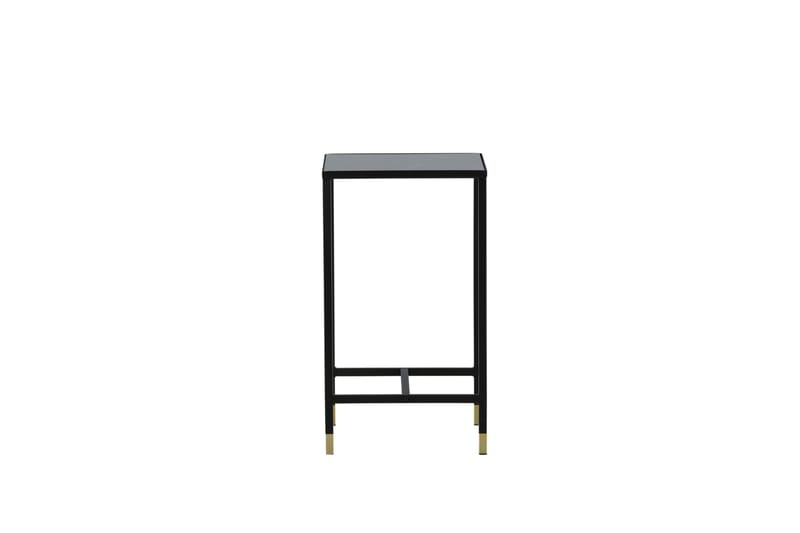 Dipp Sängbord 40 cm Marmormönster - Glas/Svart/Grå - Möbler - Bord & matgrupper - Avlastningsbord - Sängbord & nattduksbord