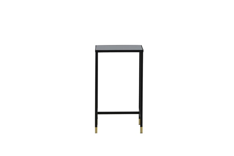 Dipp Sängbord 40 cm Marmormönster - Glas/Svart/Grå - Möbler - Bord & matgrupper - Avlastningsbord - Sängbord & nattduksbord