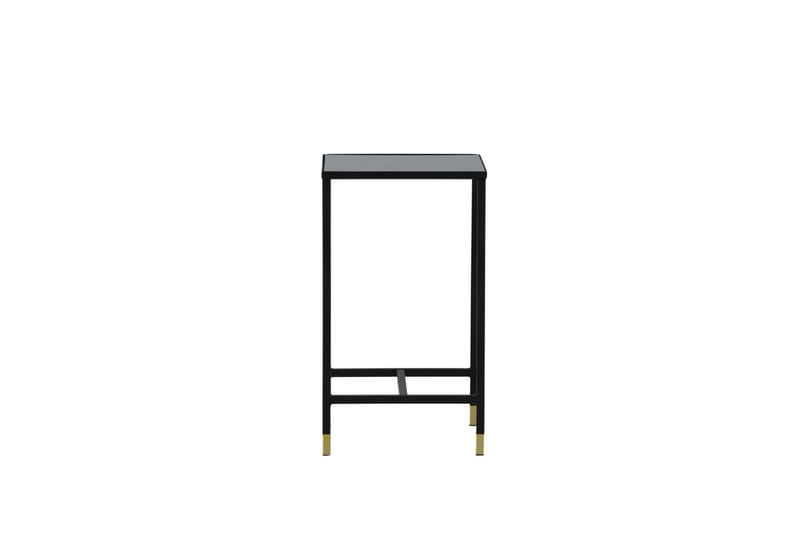 Dipp Sängbord 40 cm Marmormönster - Glas/Svart/Grå - Möbler - Bord & matgrupper - Avlastningsbord - Sängbord & nattduksbord