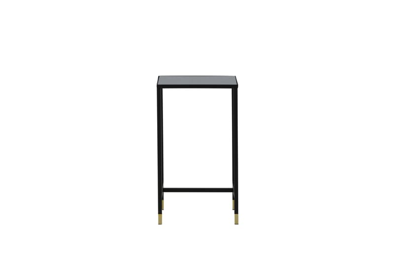 Dipp Sängbord 40 cm Marmormönster - Glas/Svart/Grå - Möbler - Bord & matgrupper - Avlastningsbord - Sängbord & nattduksbord