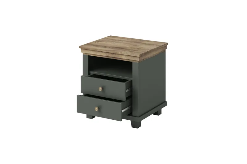 Doade Sängbord 62x200 cm - Grön|Natur - Möbler - Bord & matgrupper - Avlastningsbord - Sängbord & nattduksbord