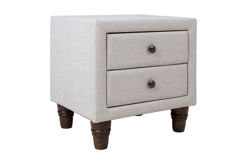 Emilia Sängbord Ljusbeige - Möbler - Bord & matgrupper - Avlastningsbord - Sängbord & nattduksbord