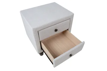 Emilia Sängbord Ljusbeige - Möbler - Bord & matgrupper - Avlastningsbord - Sängbord & nattduksbord
