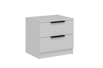 Fruitland Sängbord 54 cm i Trä med Förvaring och Lådor - Vit - Möbler - Bord & matgrupper - Avlastningsbord - Sängbord & nattduksbord