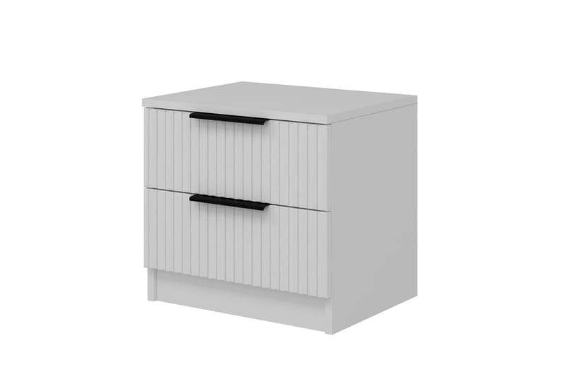 Fruitland Sängbord 54 cm i Trä med Förvaring och Lådor - Vit - Möbler - Bord & matgrupper - Avlastningsbord - Sängbord & nattduksbord