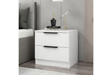 Fruitland Sängbord 54 cm - Vit - Möbler - Bord & matgrupper - Avlastningsbord - Sängbord & nattduksbord