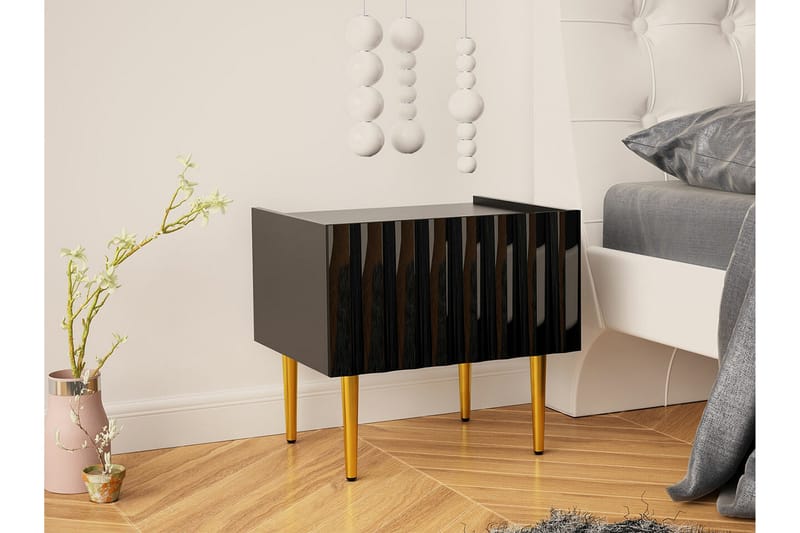 Glenndale Sängbord 50 cm Concept 55 Black - Möbler - Bord & matgrupper - Avlastningsbord - Sängbord & nattduksbord