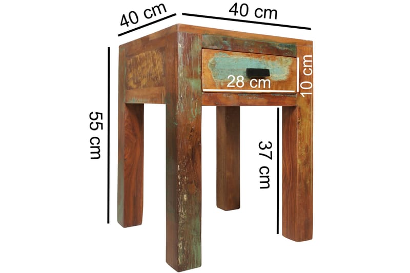 Haage Sängbord 40 cm - Flerfärgad - Möbler - Bord & matgrupper - Avlastningsbord - Sängbord & nattduksbord