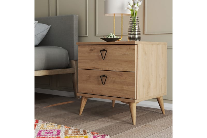 Heibert Sängbord 52 cm - Natur - Möbler - Bord & matgrupper - Avlastningsbord - Sängbord & nattduksbord