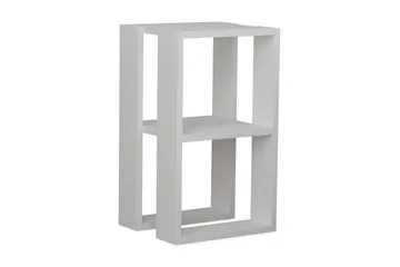 Homitis Sängbord 30 cm med Förvaring Hylla - Vit - Möbler - Bord & matgrupper - Avlastningsbord - Sängbord & nattduksbord