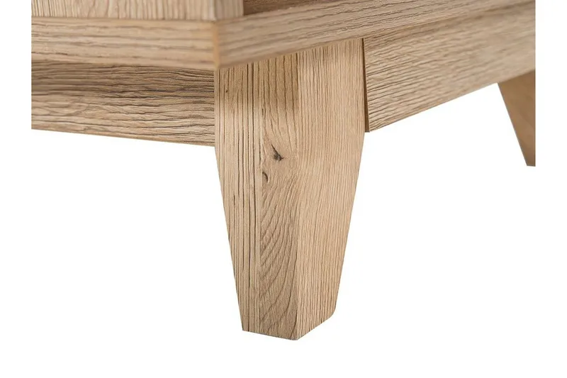 Hultz Sängbord 50 cm med Förvaring Låda + Hylla - Vit - Möbler - Bord & matgrupper - Avlastningsbord - Sängbord & nattduksbord