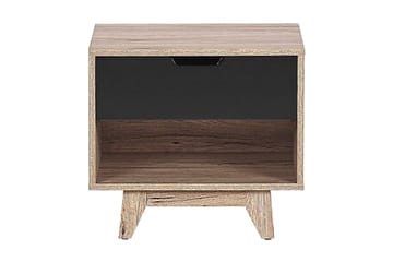 Hultz Soffbord 50 cm - Svart/Ljust Trä - Möbler - Bord & matgrupper - Avlastningsbord - Sängbord & nattduksbord
