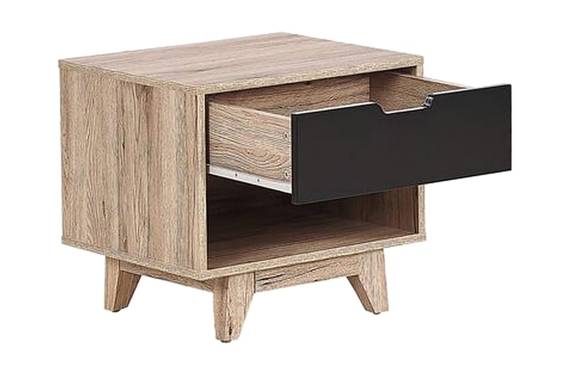 Hultz Soffbord 50 cm - Svart/Ljust Trä - Möbler - Bord & matgrupper - Avlastningsbord - Sängbord & nattduksbord