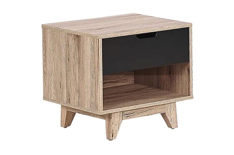 Hultz Soffbord 50 cm - Svart/Ljust Trä - Möbler - Bord & matgrupper - Avlastningsbord - Sängbord & nattduksbord