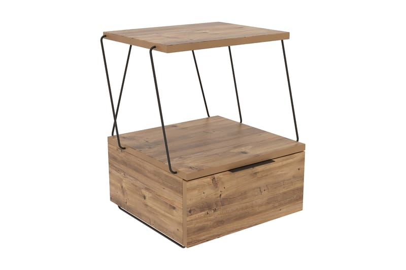 Igazz Sängbord 42x41 cm - Natur - Möbler - Bord & matgrupper - Avlastningsbord - Sängbord & nattduksbord