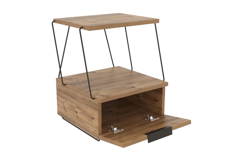 Igazz Sängbord 42x41 cm - Natur - Möbler - Bord & matgrupper - Avlastningsbord - Sängbord & nattduksbord