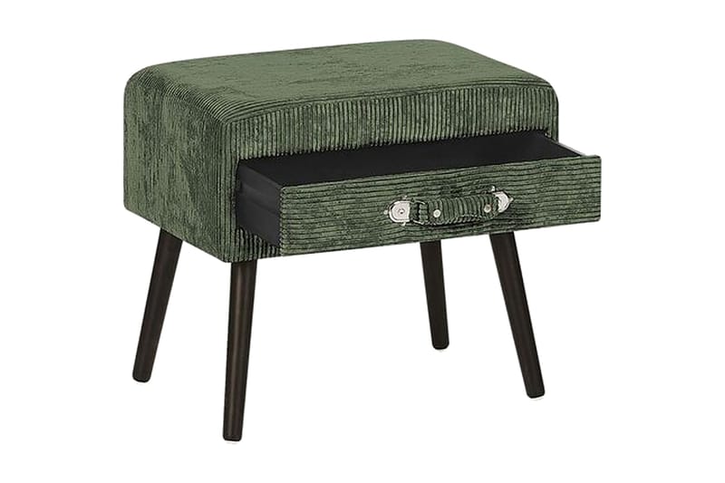 Jalendu Sängbord 50 cm - Grön/Konstläder - Sängbord & nattduksbord