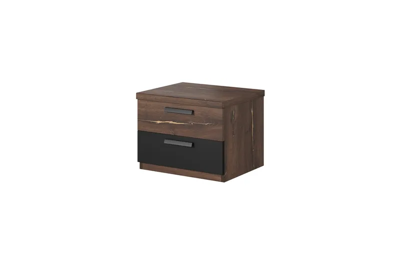 Joannie Sängbord 46 cm - Mörkbrun - Möbler - Bord & matgrupper - Avlastningsbord - Sängbord & nattduksbord