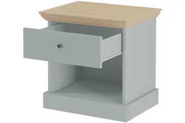 Jundapah Sängbord 45x35 cm - Grå/Brun - Möbler - Bord & matgrupper - Avlastningsbord - Sängbord & nattduksbord