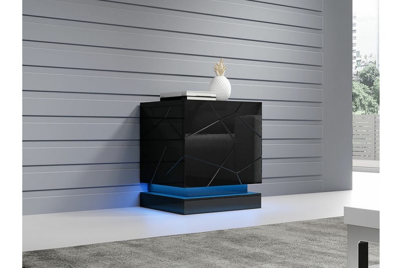 Juniskär Sängbord 46 cm - Svart - Möbler - Bord & matgrupper - Avlastningsbord - Sängbord & nattduksbord