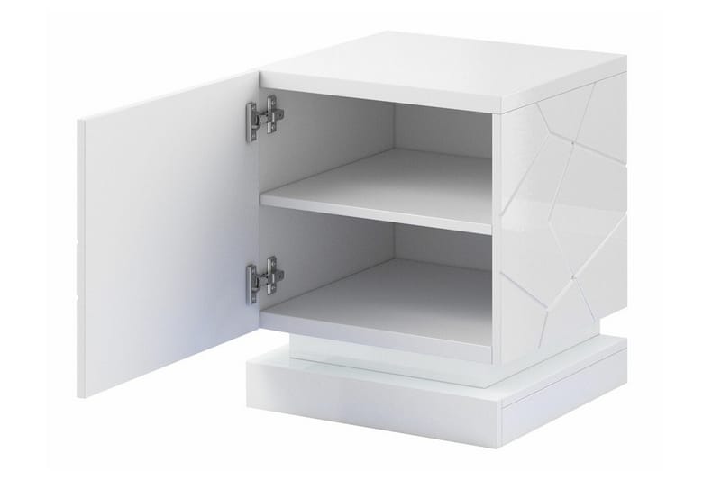 Juniskär Sängbord 46 cm - Vit - Möbler - Bord & matgrupper - Avlastningsbord - Sängbord & nattduksbord