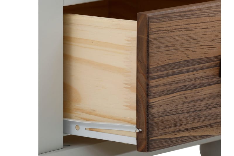 Kagami Sängbord 45x38 cm - Grå/Brun - Möbler - Bord & matgrupper - Avlastningsbord - Sängbord & nattduksbord