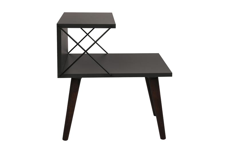 Kaysie Sängbord 50 cm - Antracit - Möbler - Bord & matgrupper - Avlastningsbord - Sängbord & nattduksbord