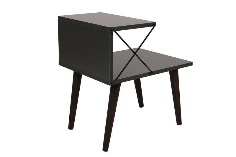 Kaysie Sängbord 50 cm - Antracit - Möbler - Bord & matgrupper - Avlastningsbord - Sängbord & nattduksbord