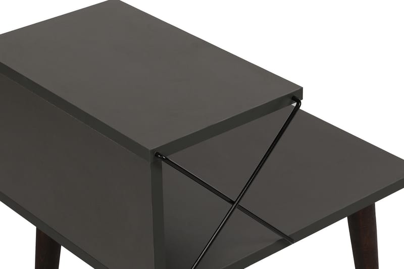 Kaysie Sängbord 50 cm - Antracit - Möbler - Bord & matgrupper - Avlastningsbord - Sängbord & nattduksbord