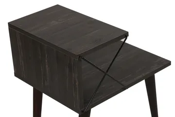 Kaysie Sängbord 50 cm - Mörkbrun - Möbler - Bord & matgrupper - Avlastningsbord - Sängbord & nattduksbord