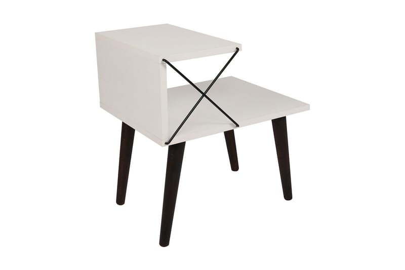 Kaysie Sängbord 50 cm - Vit - Möbler - Bord & matgrupper - Avlastningsbord - Sängbord & nattduksbord