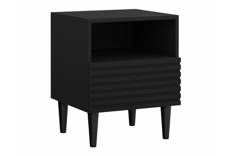 Kintore Sängbord 42 cm - Svart - Möbler - Bord & matgrupper - Avlastningsbord - Sängbord & nattduksbord