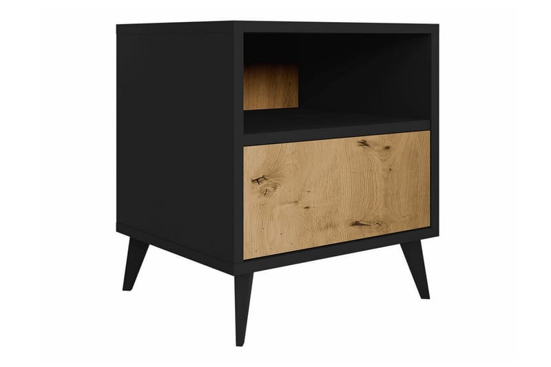 Kintore Sängbord 47 cm - Svart - Möbler - Bord & matgrupper - Avlastningsbord - Sängbord & nattduksbord