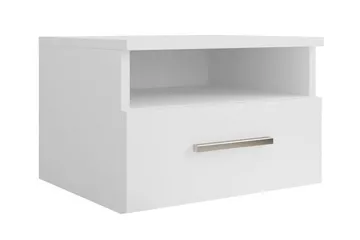 Kintore Sängbord 50 cm - Vit - Möbler - Bord & matgrupper - Avlastningsbord - Sängbord & nattduksbord