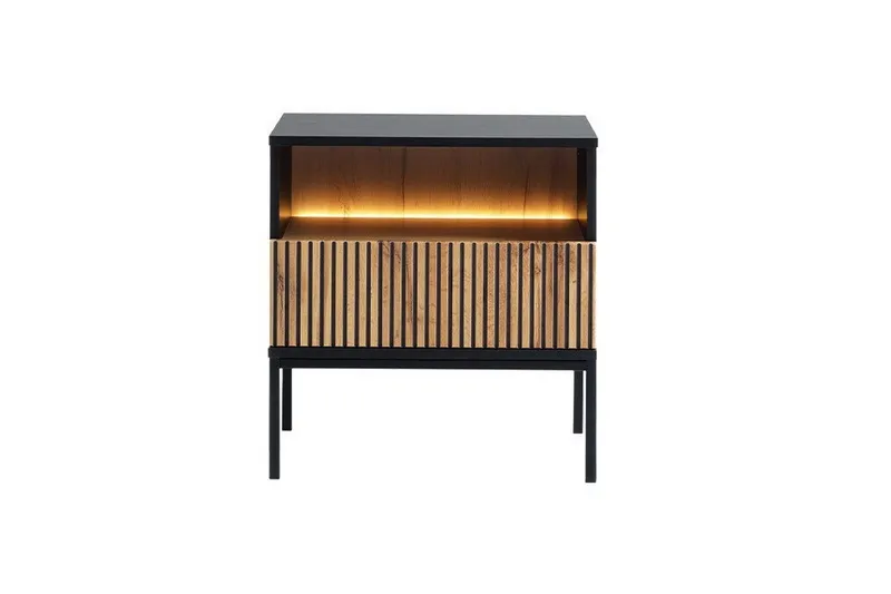 Klinkerville Sängbord 54 cm - Svart - Möbler - Bord & matgrupper - Avlastningsbord - Sängbord & nattduksbord