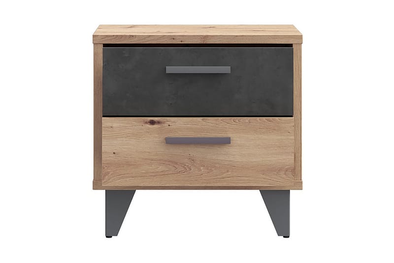 Kocherinovo Sängbord 42x50 cm - Brun/Grå - Möbler - Bord & matgrupper - Avlastningsbord - Sängbord & nattduksbord