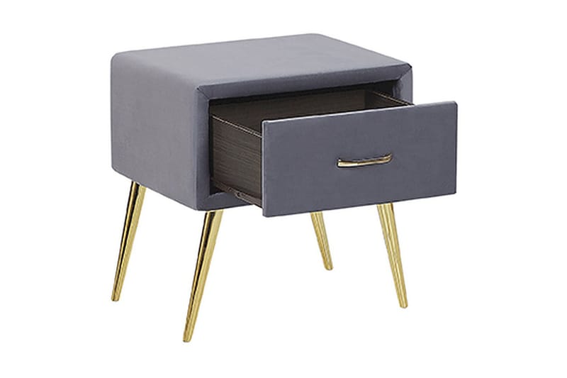 Larochelle Sängbord - Grå - Möbler - Bord & matgrupper - Avlastningsbord - Sängbord & nattduksbord