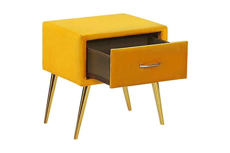 Larochelle Sängbord - Gul - Möbler - Bord & matgrupper - Avlastningsbord - Sängbord & nattduksbord