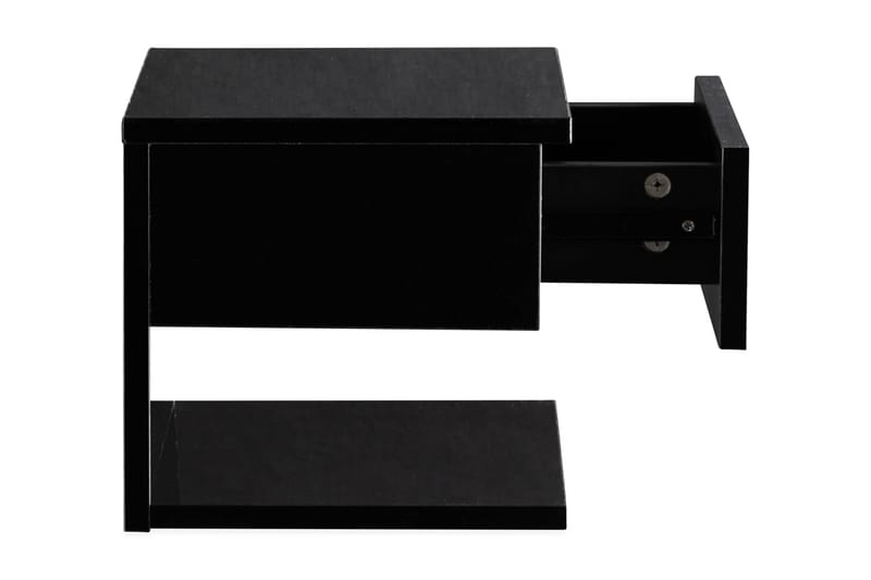 Leachkin Sängbord 35 cm - Svart - Sängbord & nattduksbord